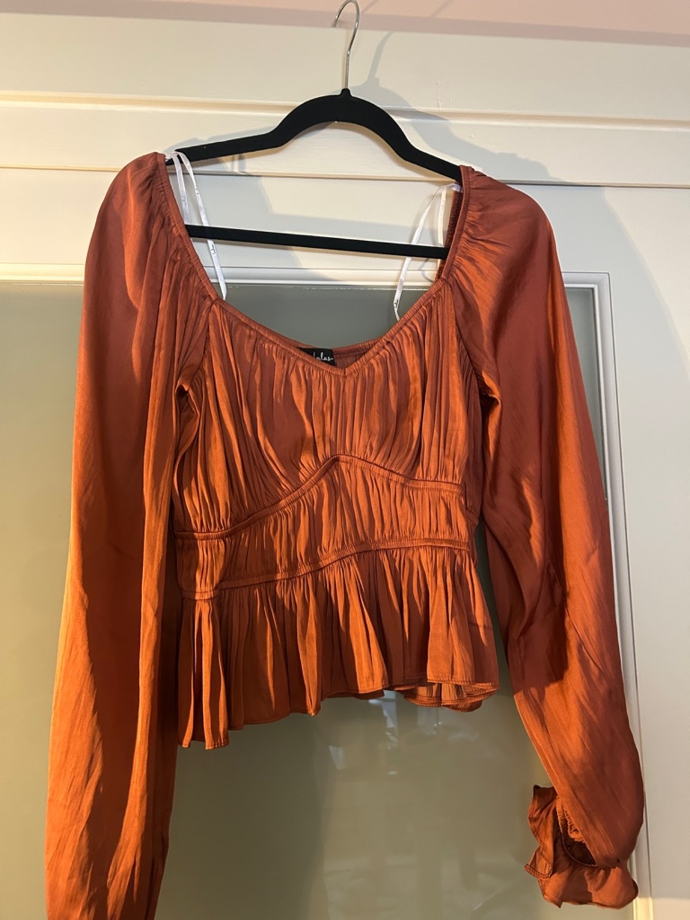 Lulus silk blouse NWT